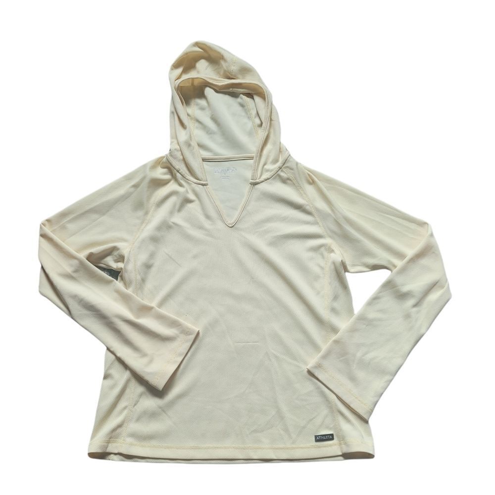 Athleta thin hooded long sleeve pullover